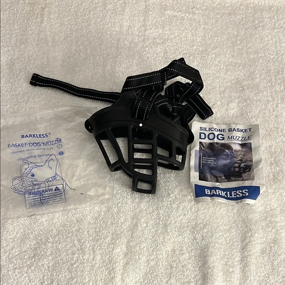Barkless dog muzzle